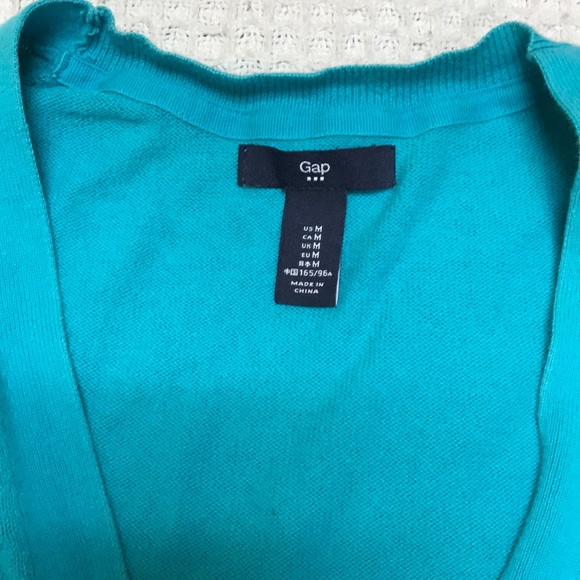 GAP Turquoise Cardigan - Picture 3 of 3
